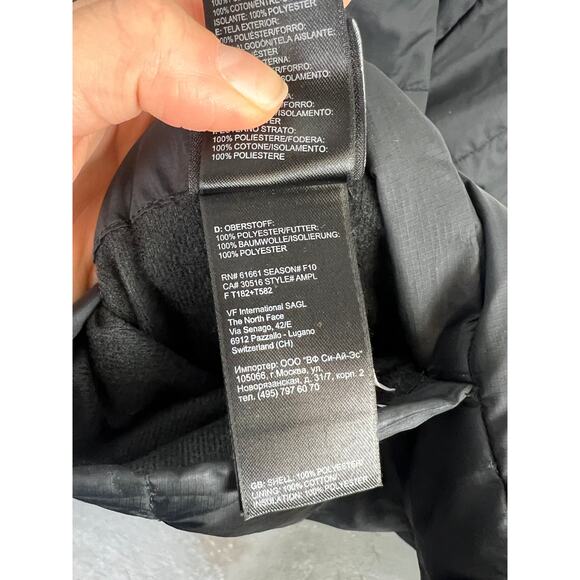 The North Face Women's Thermoball Puffer Jackets Long Sleeves in Black Size L - Picture 5 of 6